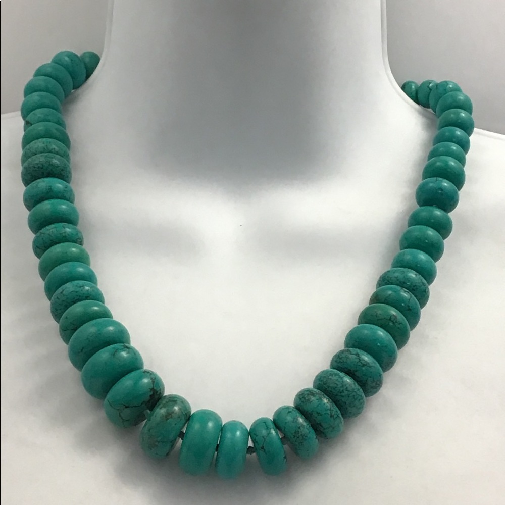 Turquoise Style Beaded Necklace